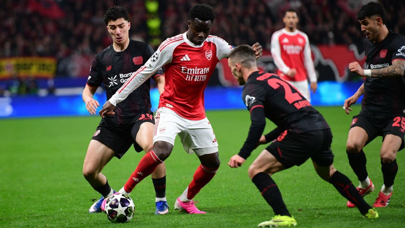 Champions League live updates: Arsenal-Leverkusen, Man City look for miracle vs. Madrid
