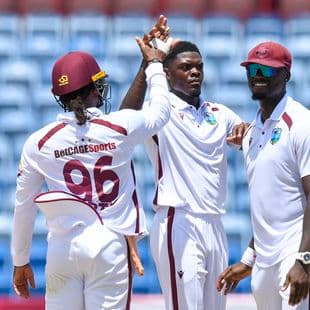 ‘It’s the big fish’ – West Indies players joyous after Smith is caught out