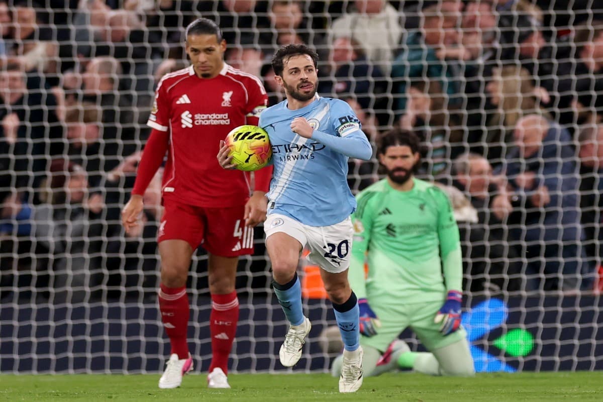 A familiar face set the tone for Manchester City against Liverpool