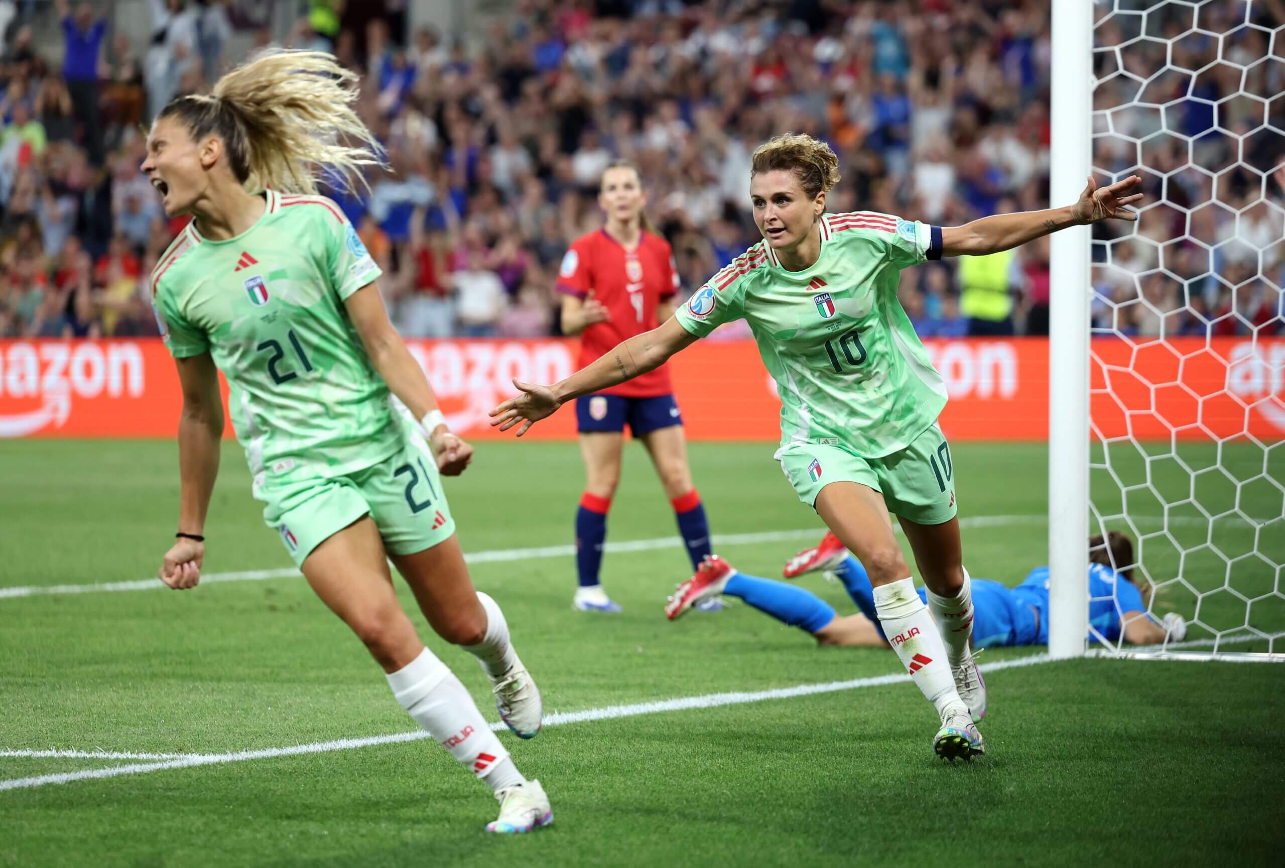 Norway 1 Italy 2 - Cristiana Girelli’s brace lifts Italy to first Euros semi-final in decades