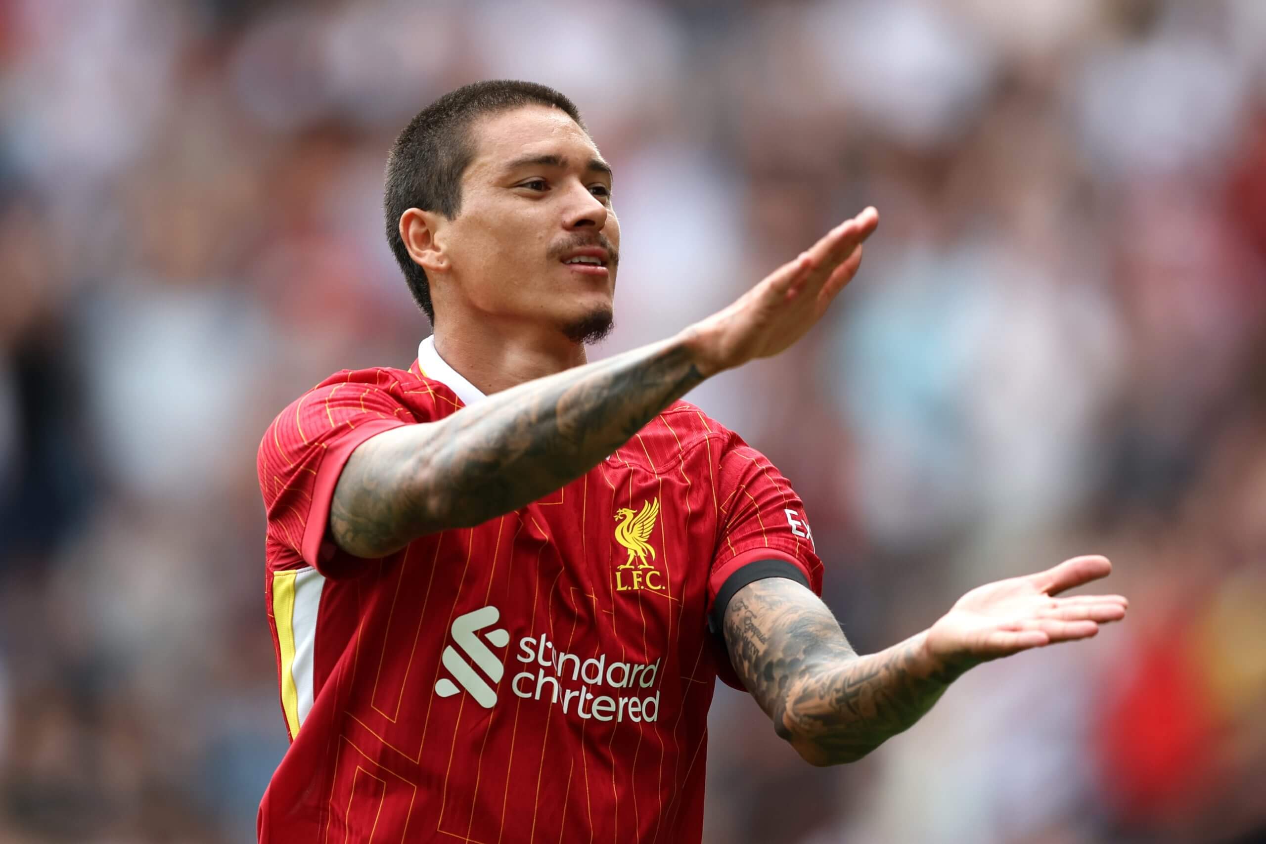 Darwin Nunez scores hat-trick in Liverpool's five-goal friendly win against Stoke