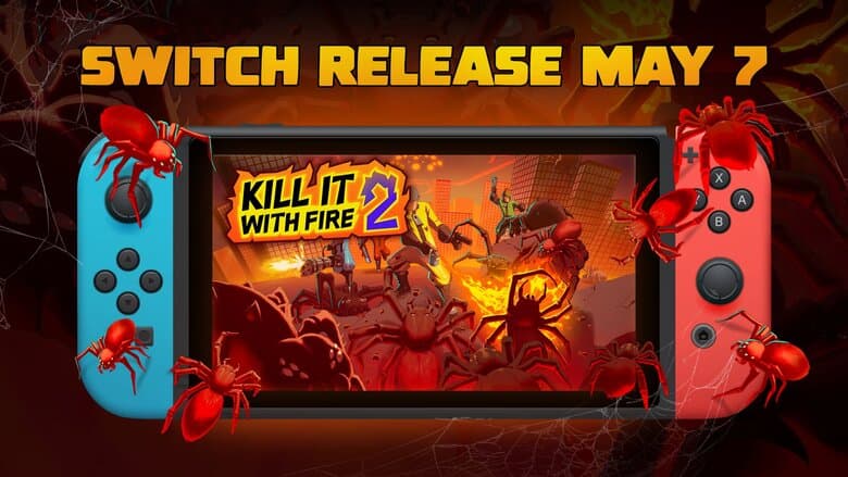 Kill It With Fire 2 Arrives on Switch May 7, 2026