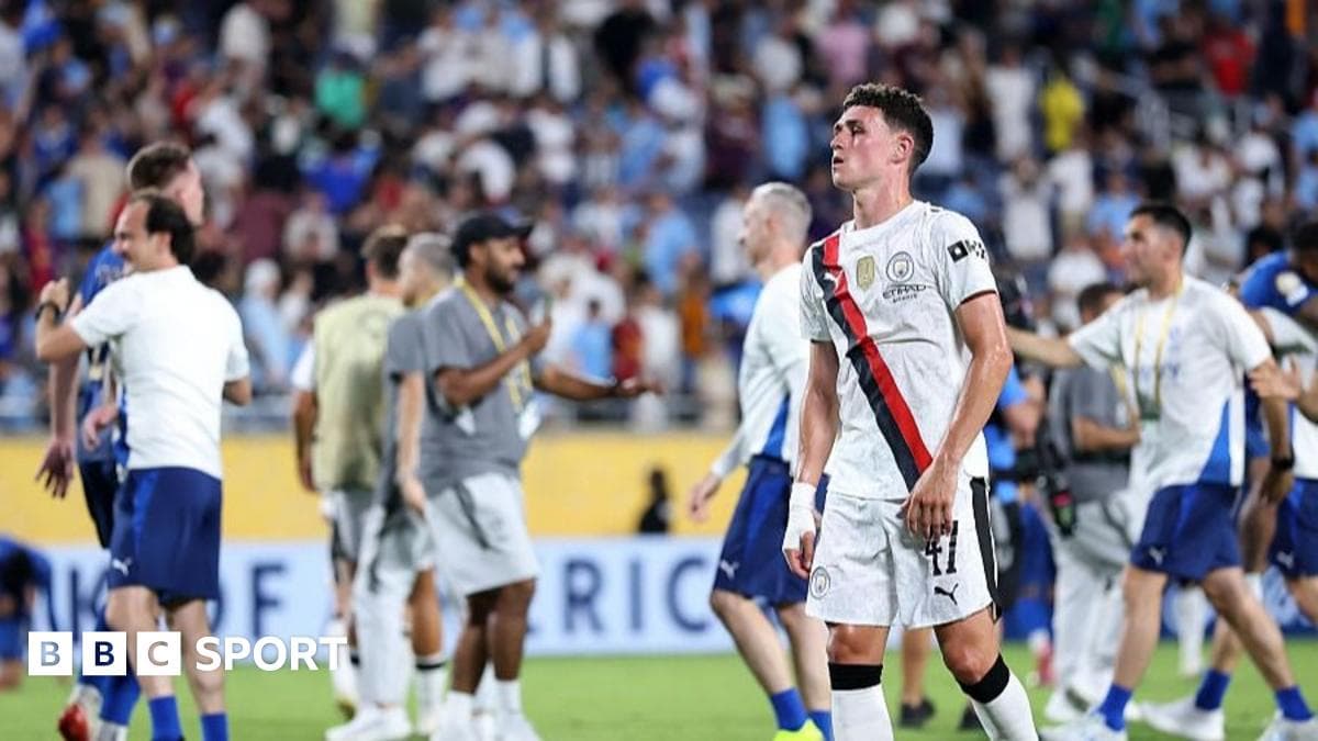 'City are not back yet'- fans on Club World Cup defeat