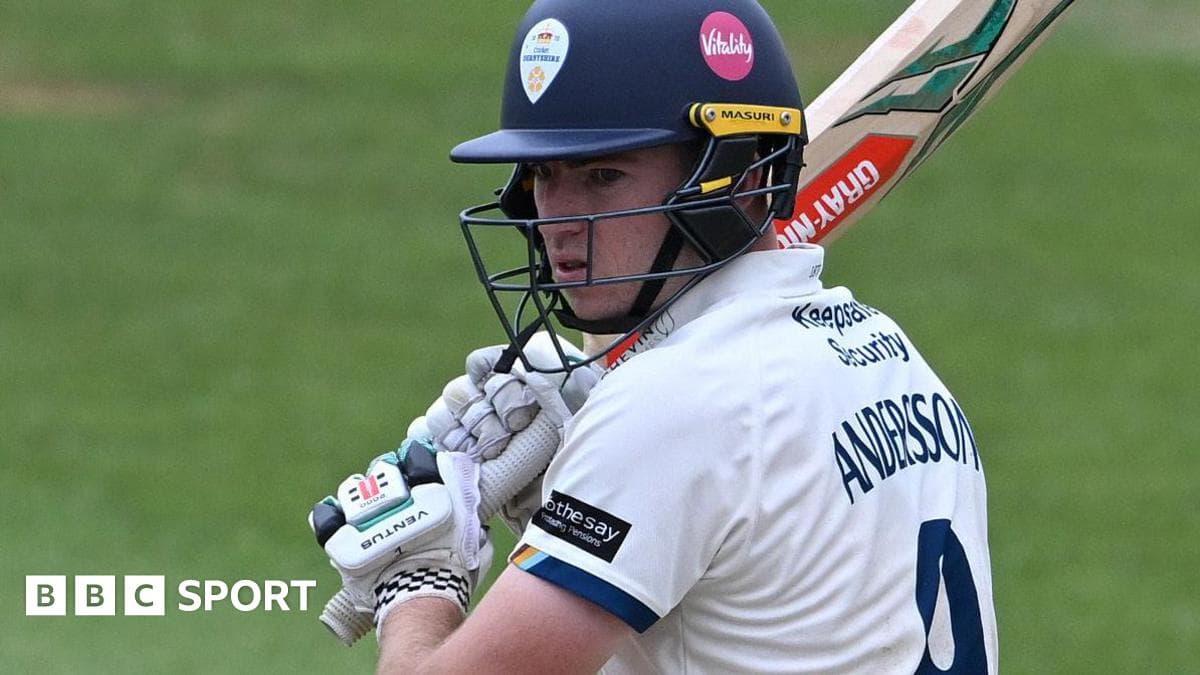 Andersson leads Derbyshire fightback at Northants