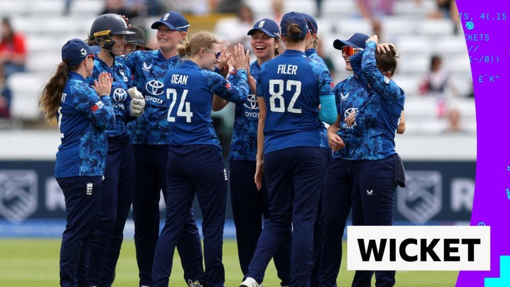 'There's the tickle' - England get first India wicket