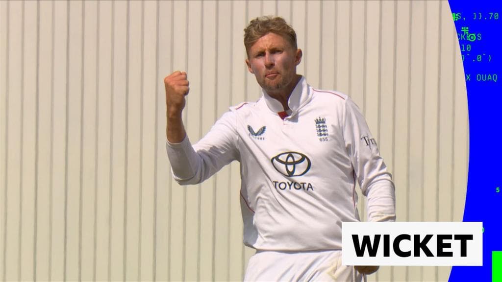 'My goodness, a wicket!' - Root removes Washington for 42