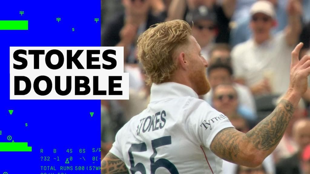 'It's that man again' - Stokes takes two wickets in one over against India