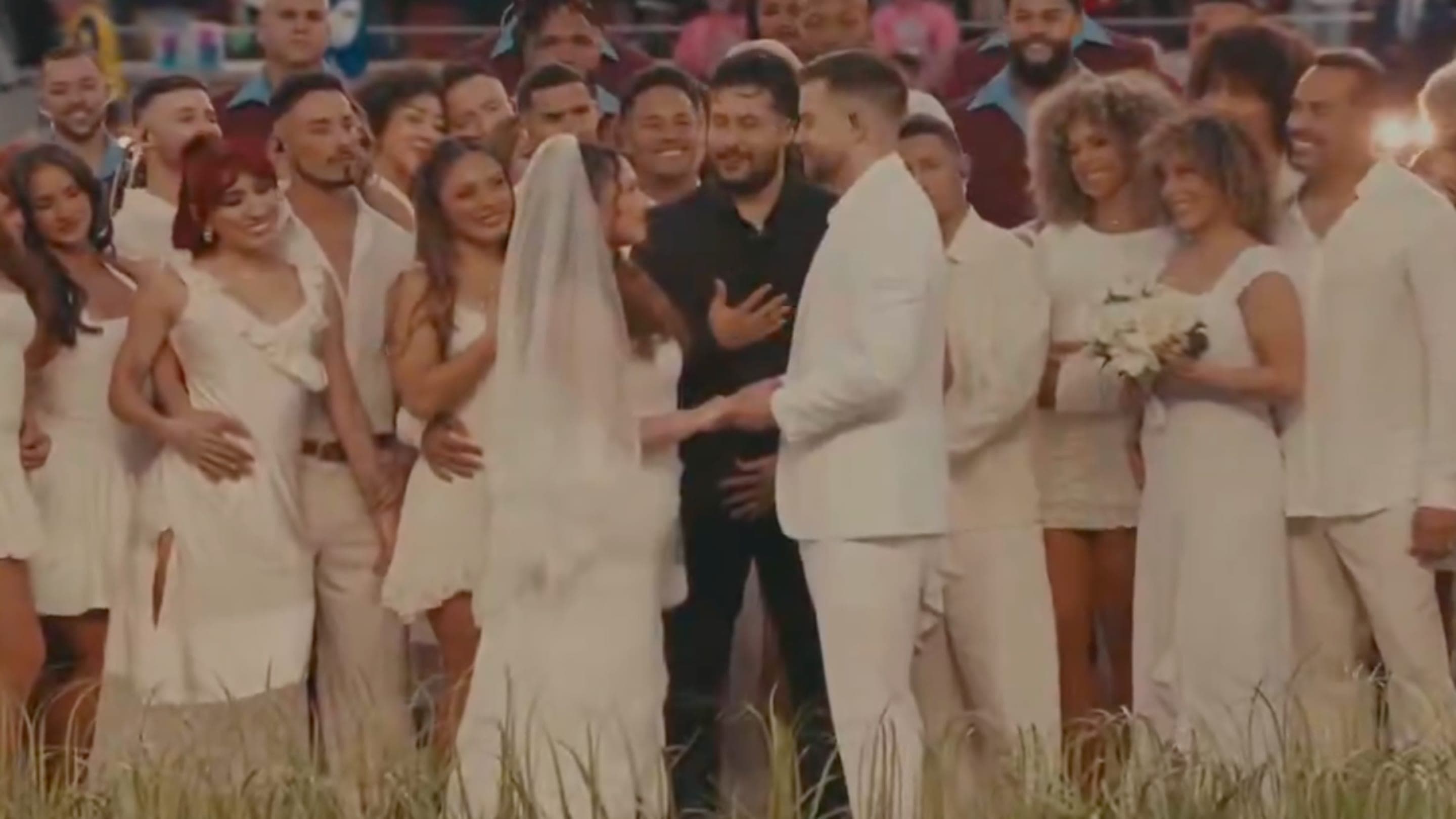 Yes, the Wedding During Bad Bunny's Super Bowl Halftime Show Was Actually Real