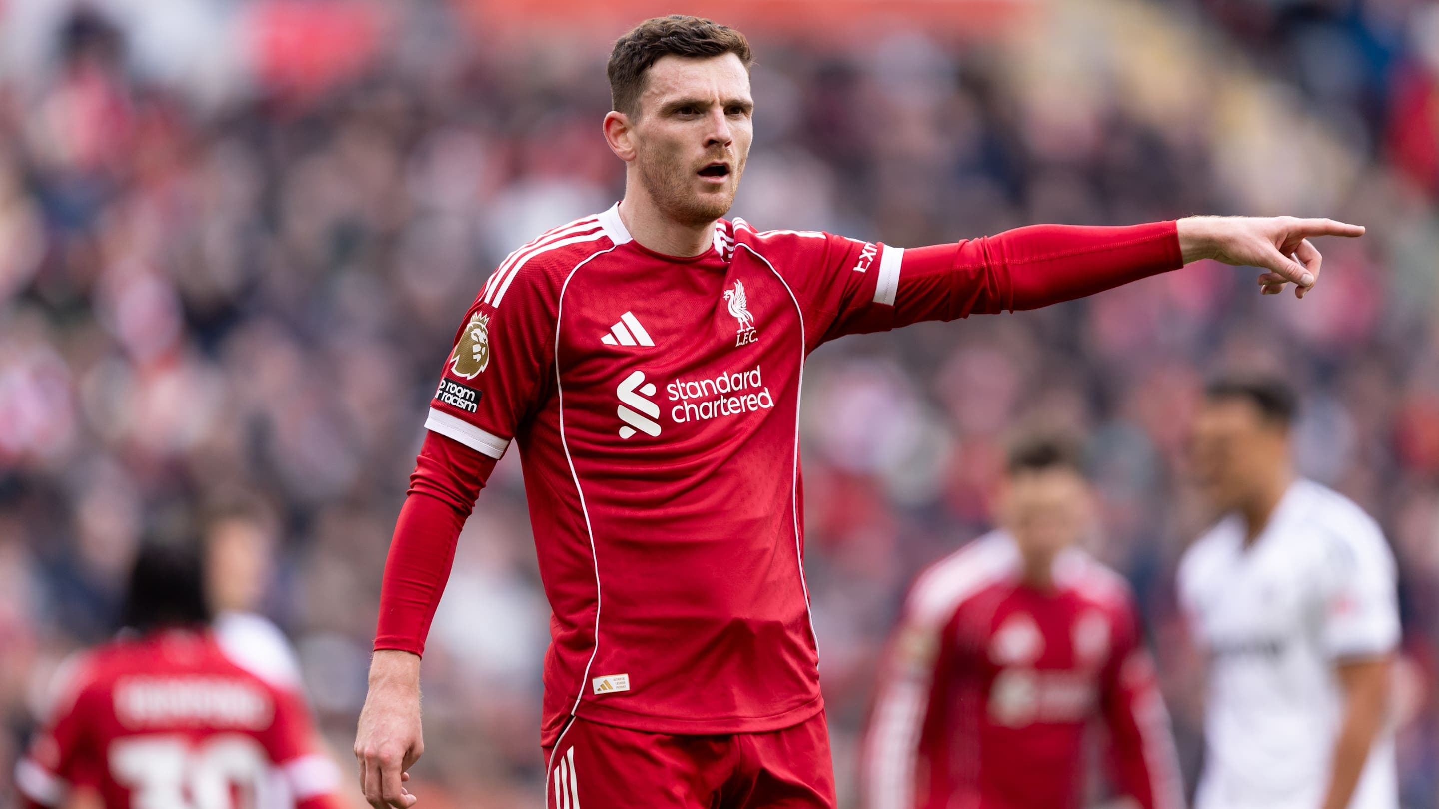Andy Robertson’s contract expires at the end of the season.
