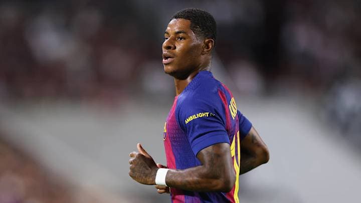 Hansi Flick Explains Surprise Marcus Rashford Substitution in Barcelona Friendly
