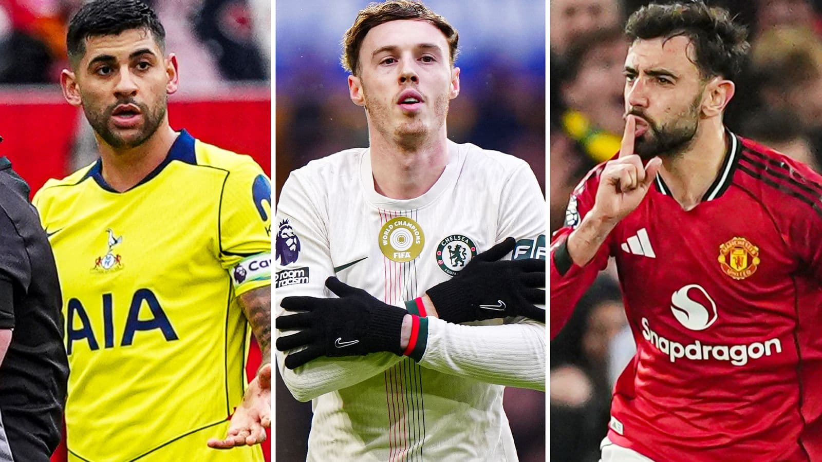 Premier League: Man Utd, Liverpool, Arsenal, Chelsea, Newcastle, and Tottenham all in midweek action