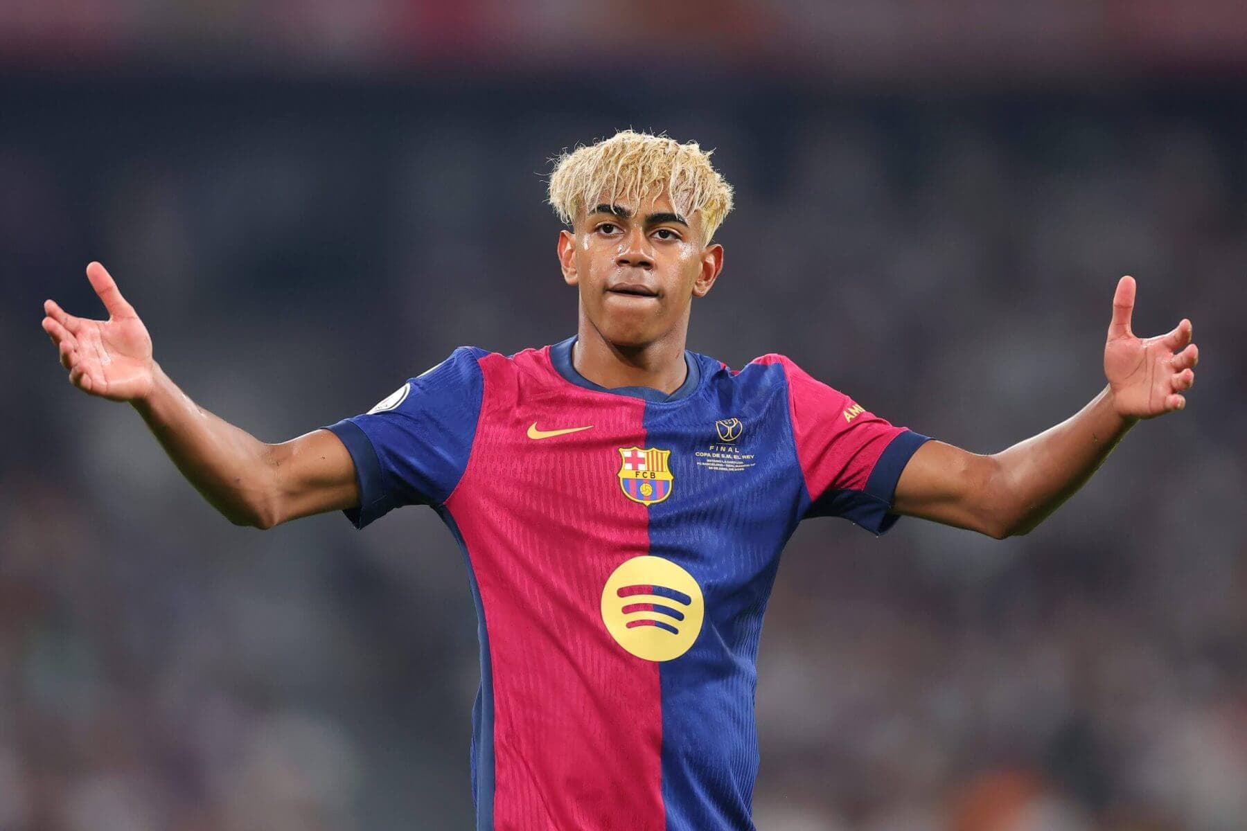 Lamine Yamal says Barcelona is the ‘club of his life’ after becoming new No 10