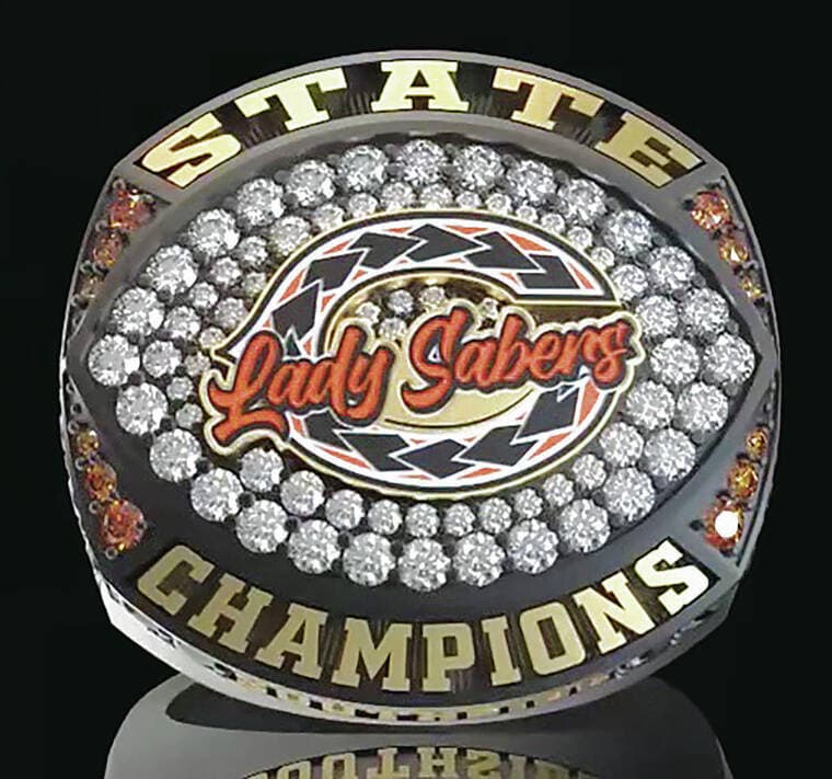 Ring it up for Lady Sabers in flag football